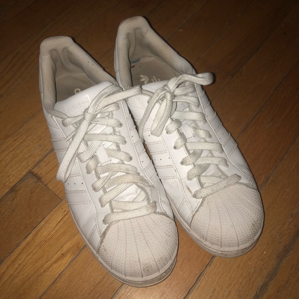 Adidas All White Superstar